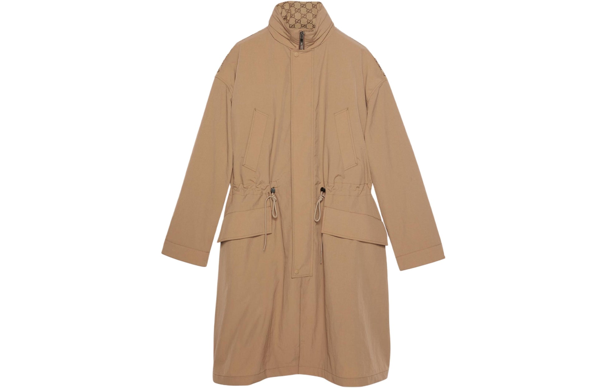Gucci Ripstop Nylon Jacket With GG 'Camel' 762598-ZAPBR-2602