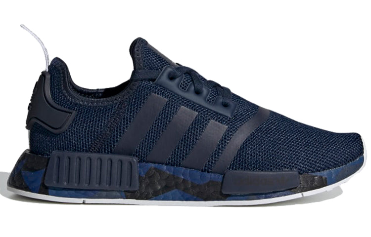 (GS) adidas NMD_R1 J 'Camo Sole - Collegiate Navy' FU6679