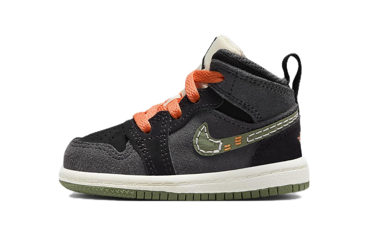(TD) Air Jordan 1 Mid SE Craft 'Anthracite Light Olive' FD9093-003
