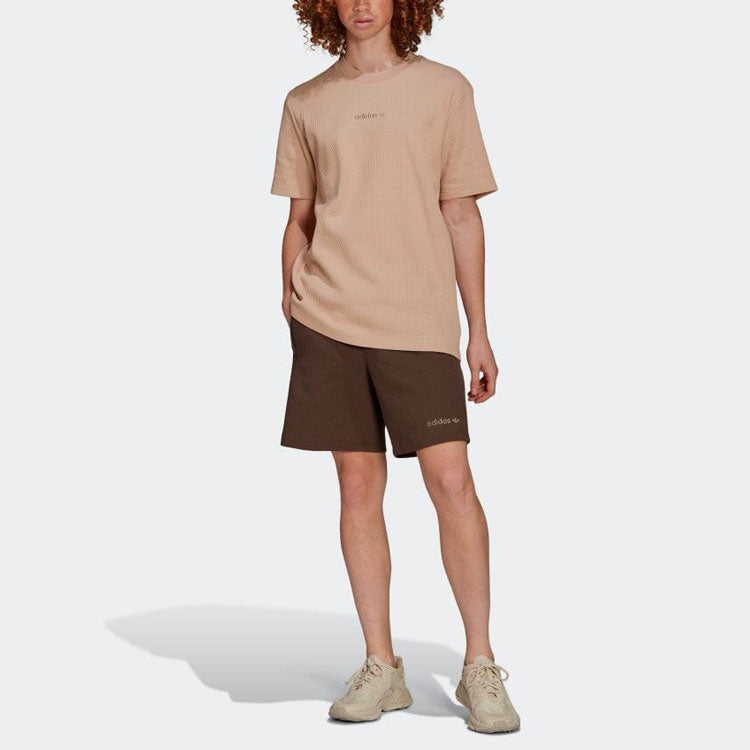 Men's adidas Printing Straight Shorts Brown HP0422