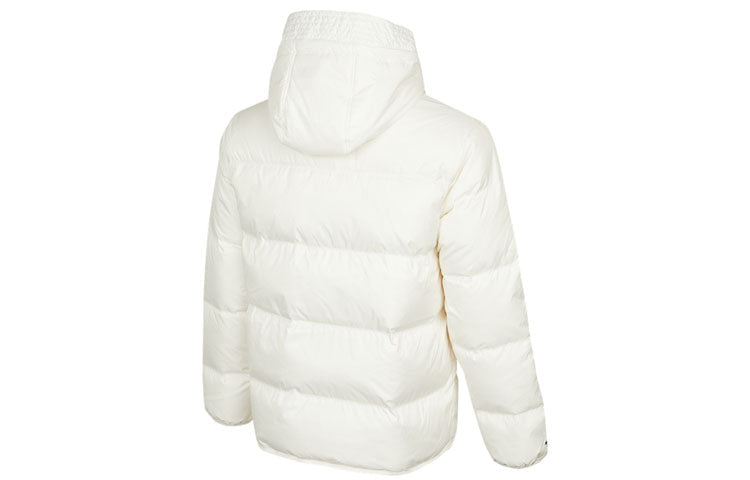 Converse Downfilled Hooded Jacket Asia Sizing 'White' 10021981-A03