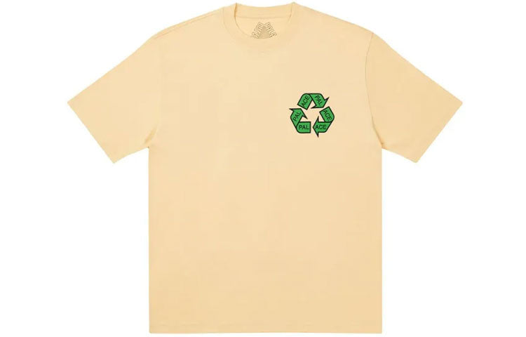 PALACE P Cycle TShirt Triangle Back Logo Short Sleeve Khaki Yellow T-Shirt P20TS053