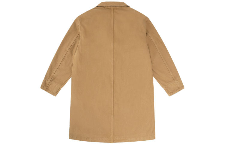 Levis lapel mid-length Button Jacket Brown Yellow 85342-0000