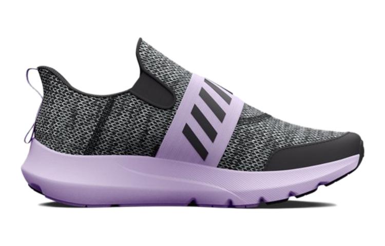 (GS) Under Armour Surge 3 Slip 'Jet Grey Nebula Purple' 3026531-102
