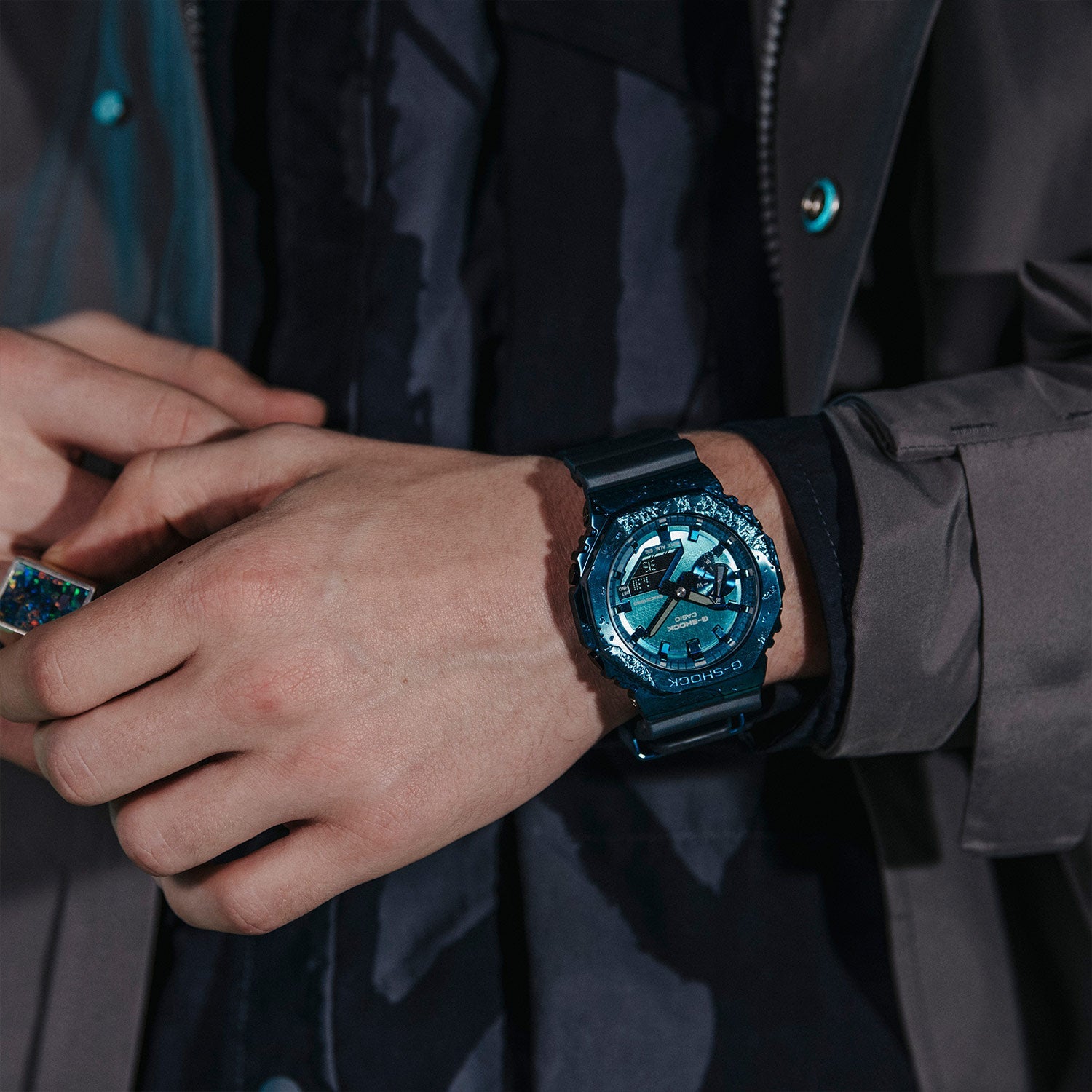CASIO G-Shock Analog-Digital 'Blue' GM-2140GEM-2APR