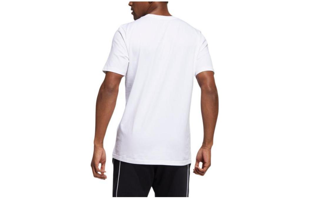 Men's adidas Basketball Series Basketball Anime Pattern Printing Short Sleeve White T-Shirt SH4329