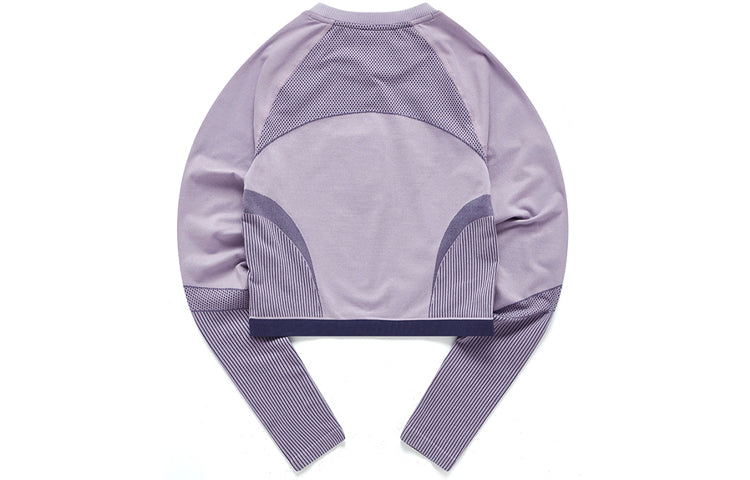 (WMNS) FILA FUSION Casual Sports Slim Fit Long Sleeves Purple T11W128203F-VT
