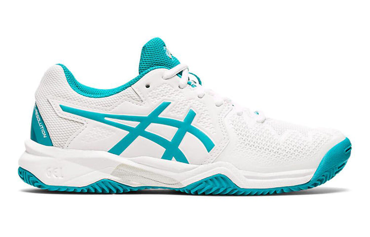 (GS) ASICS Gel-Resolution 8 Clay 'White Blue' 1044A019-106