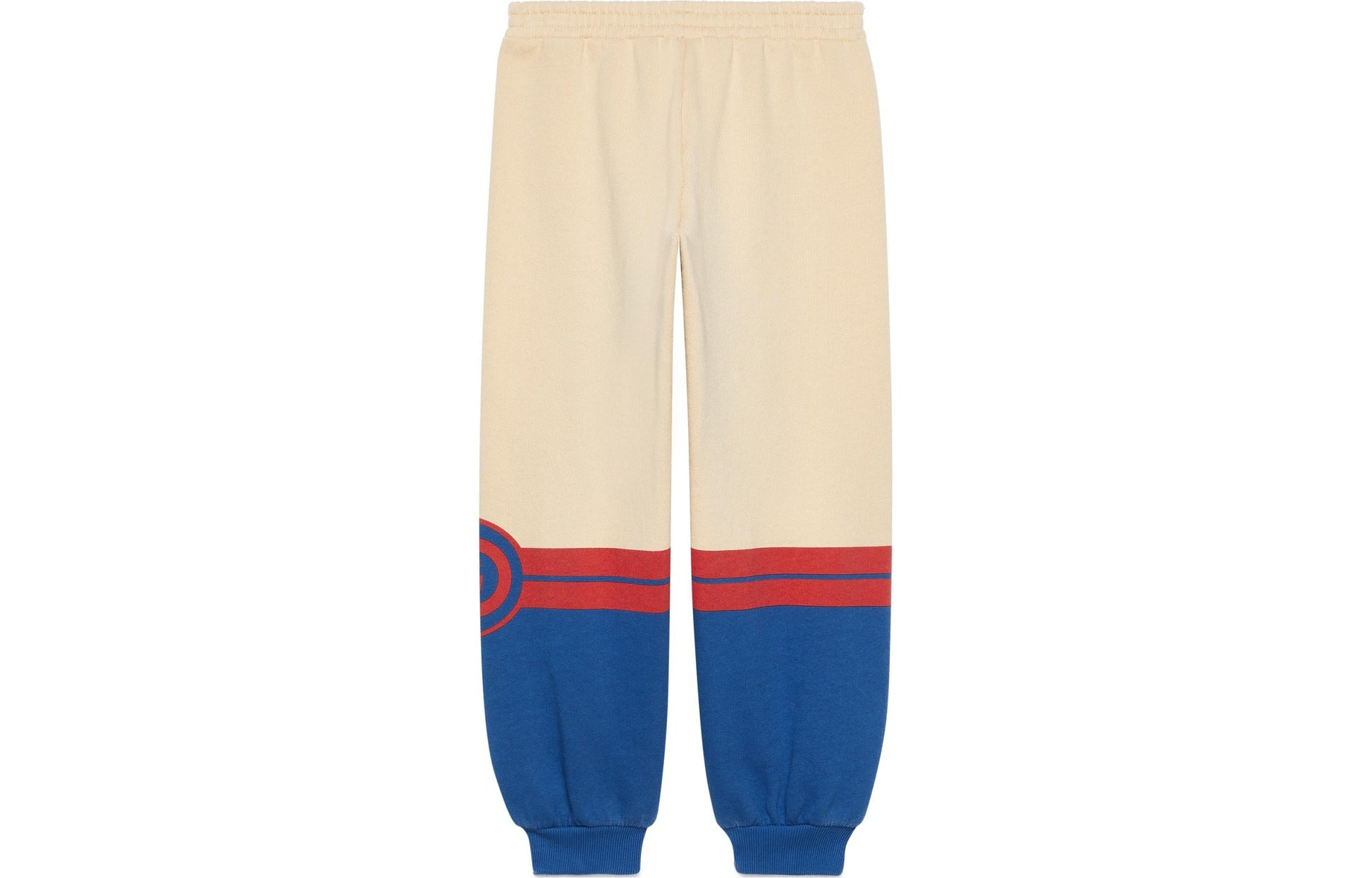 (GS) Gucci Felted Cotton Trousers 'Blue Ivory' 772323-XJF5X-7524