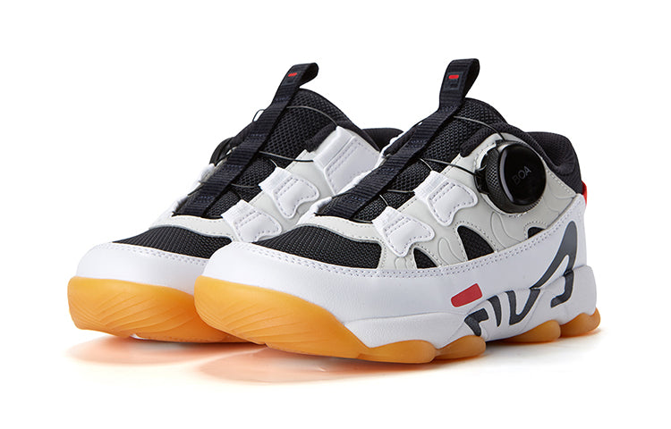 (PS) FILA Classic Basketball Shoes 'White Yellow Black' K64B041280FNW