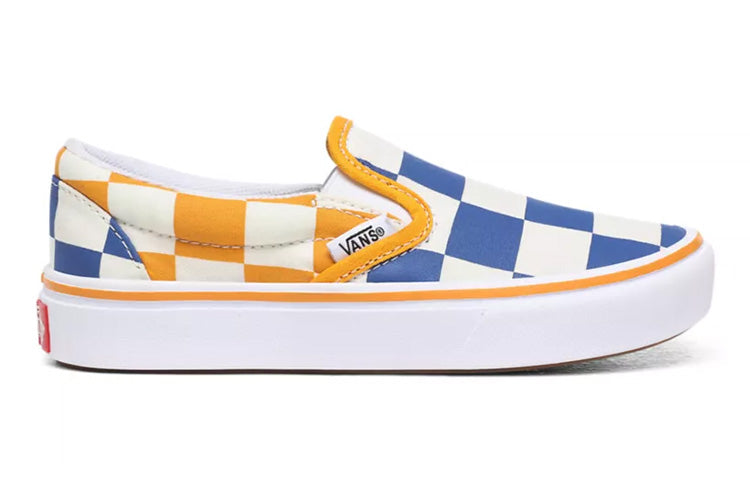 Vans Big Checker Comfycush Slip-On 'Yellow Blue' VN0A4UUBWIV