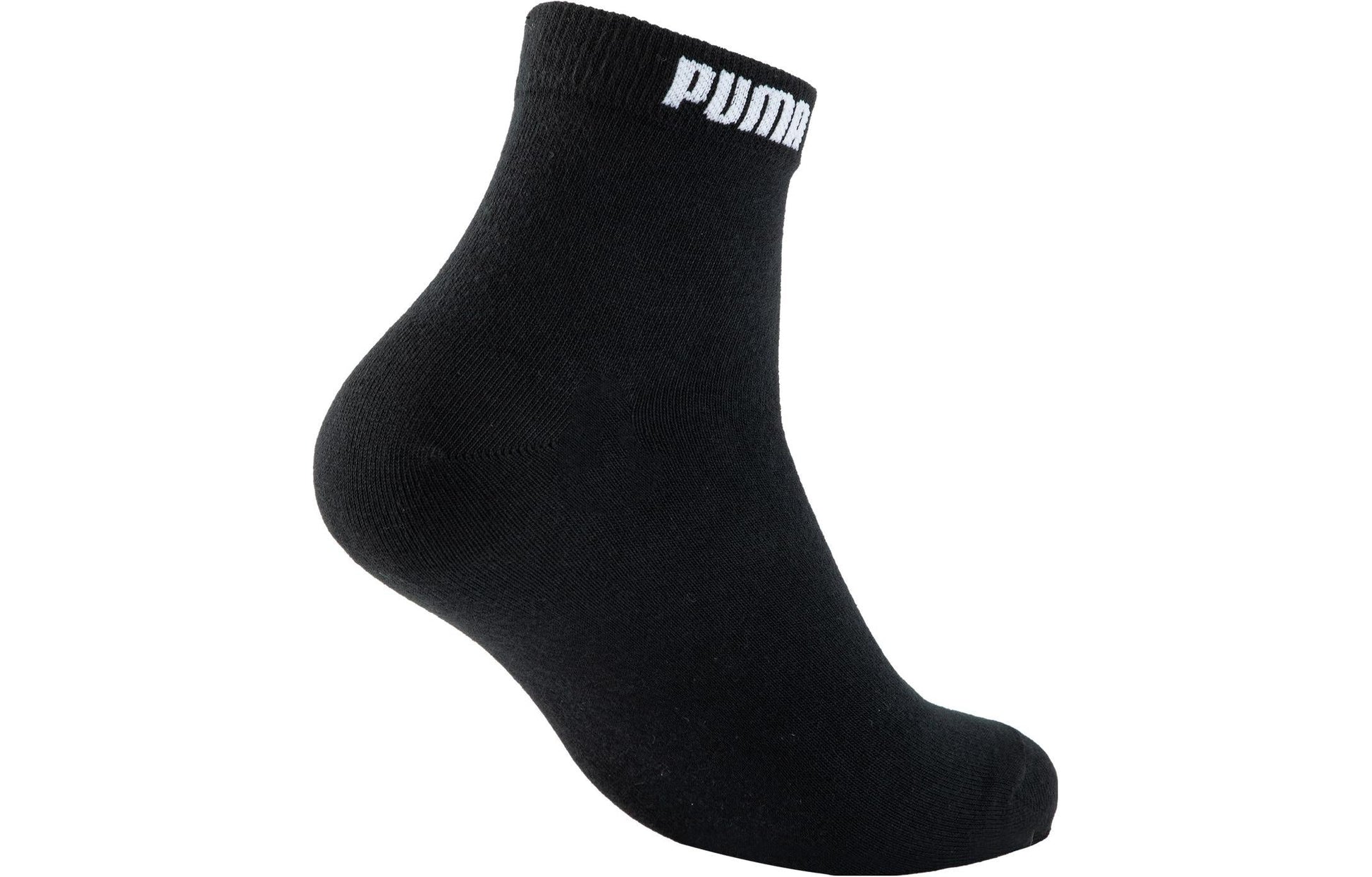 PUMA Quarter Training Socks 'Black White' 938244-01
