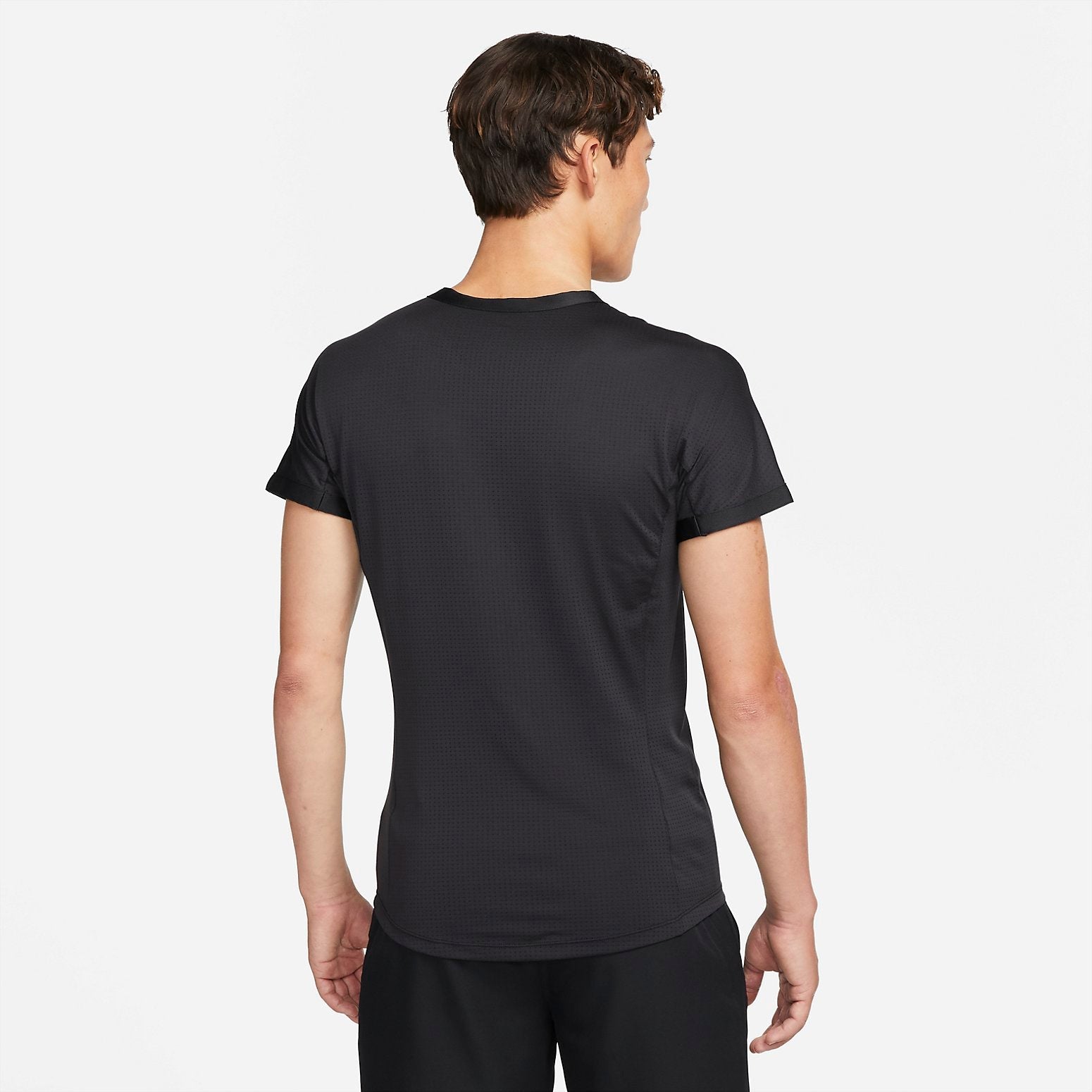 Nike Rafa Dri-Fit Short Sleeve Tennis Top 'Black' DM4268-010