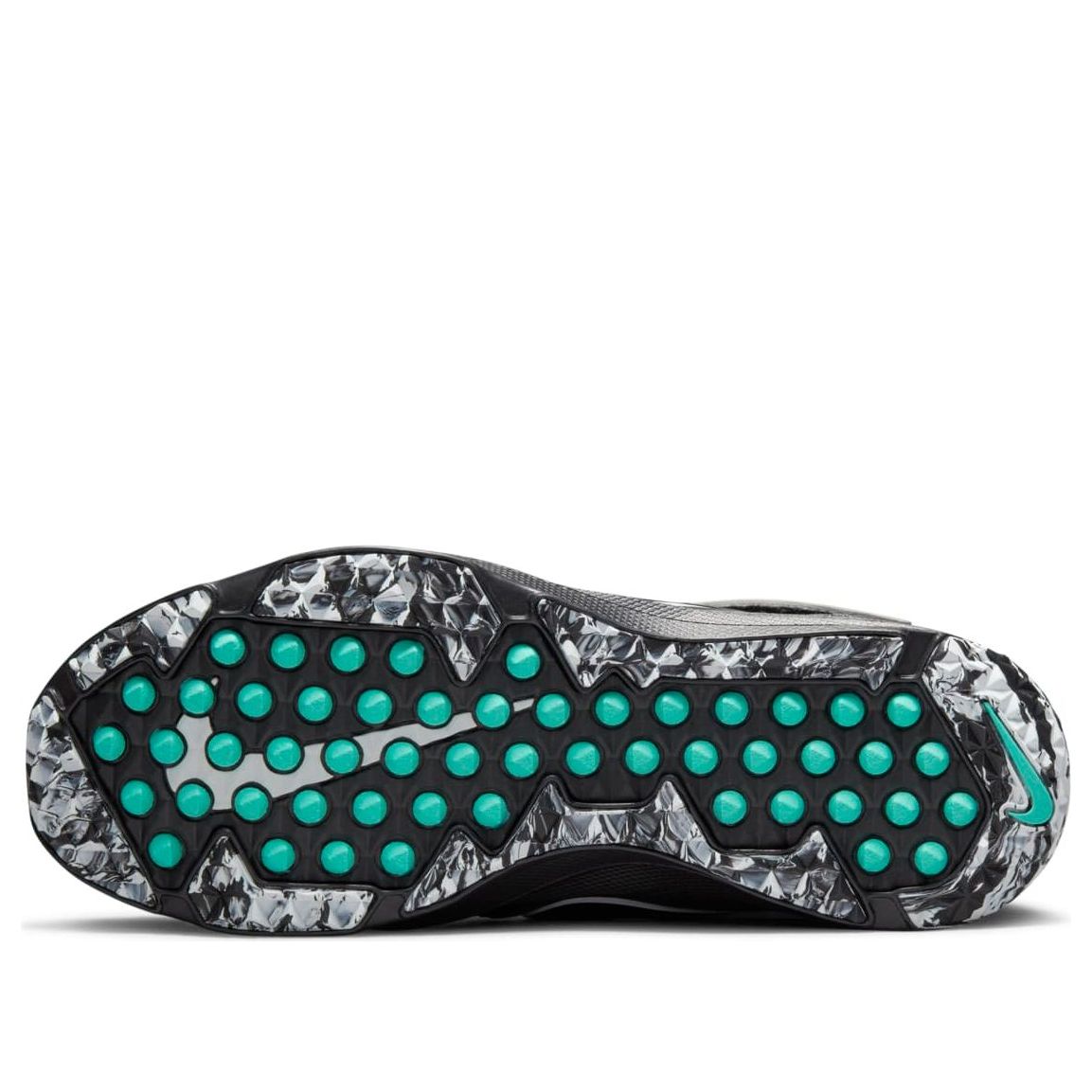 (GS) Nike Force Trout 7 Turf 'Black Dynamic Turquoise' DC9217-005