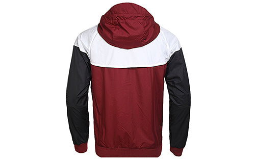 Nike Windrunner Wind-Proof Jacket For Men Red/White 727325-678