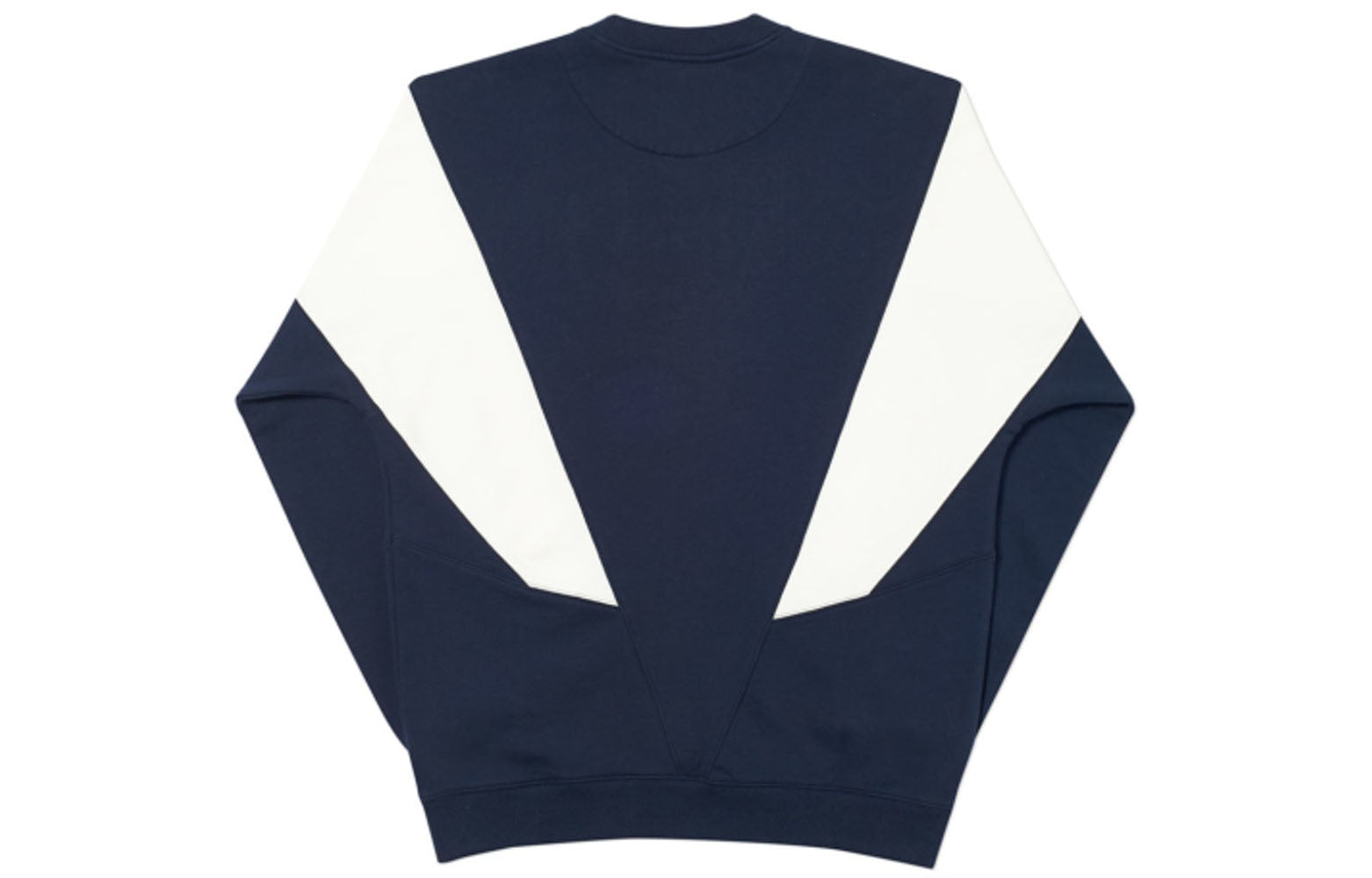 PALACE Droppeth Crew Navy White Navy Blue White Long Sleeves Unisex P18FW188