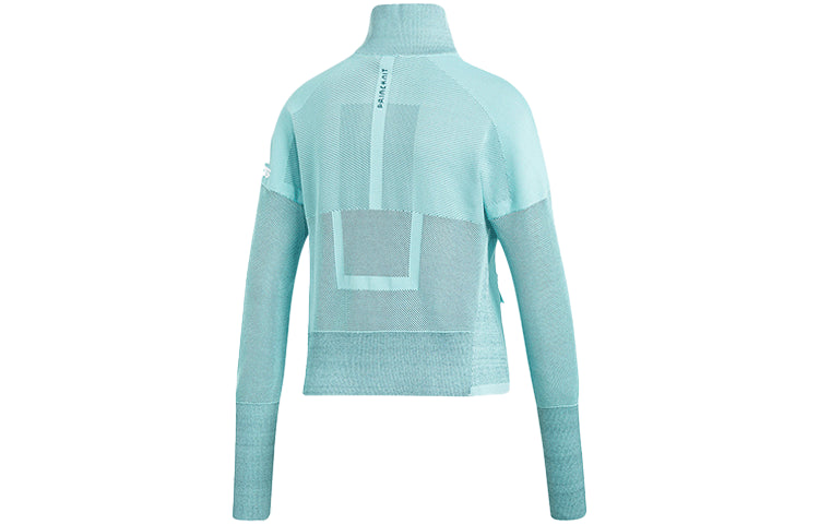 (WMNS) adidas Sports Series Splicing Mesh Breathable Casual Sports Zipper Jacket Green DP2854