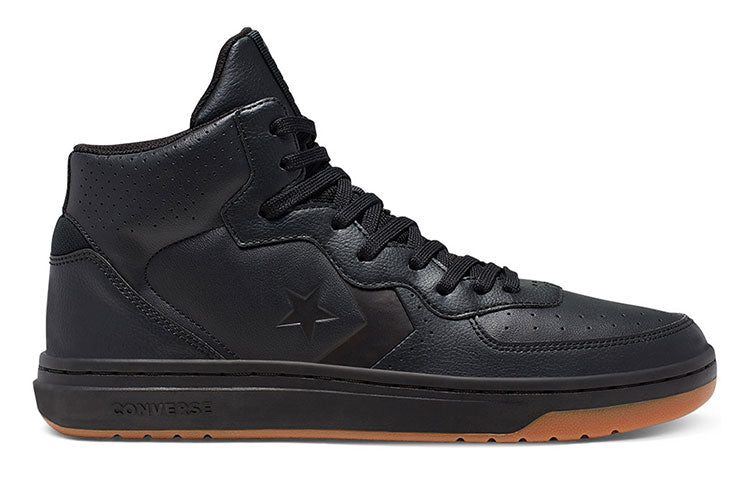 Converse Rival Leather Mid Top 'Black Brown' 166085C