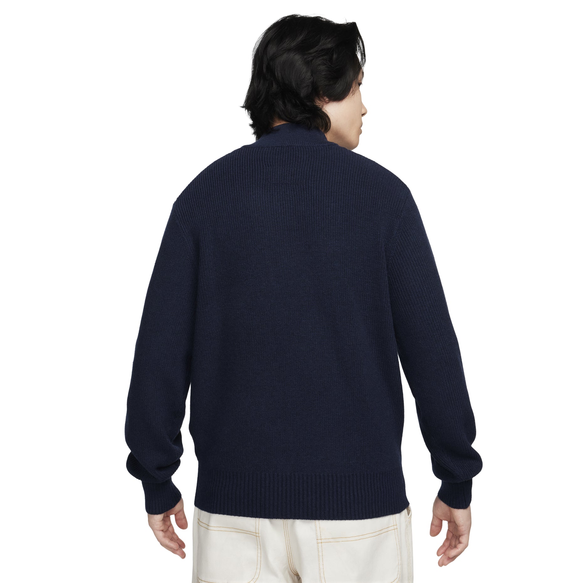Nike Life Long Sleeve Military Henley Sweater 'Obsidian' FN3119-451