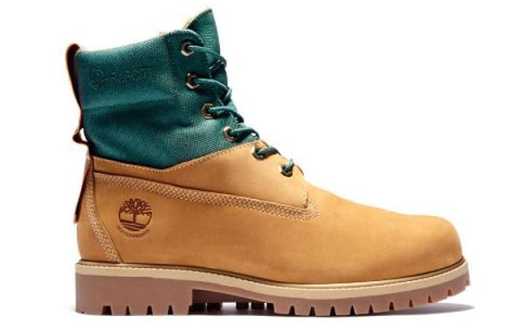 Timberland 6 Inch Premium Waterproof ReBOTL Boot 'Wheat Nubuck and Fabric' A2D6U231