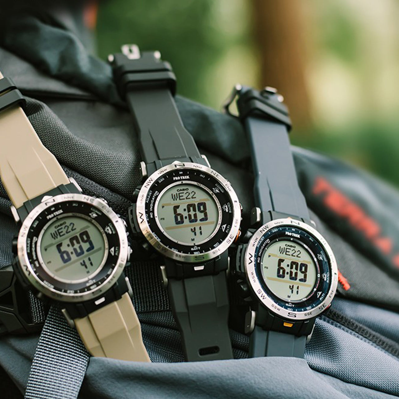 CASIO Solar Powered Waterproof Sports Mens Gray Digital PRW-30-5JF
