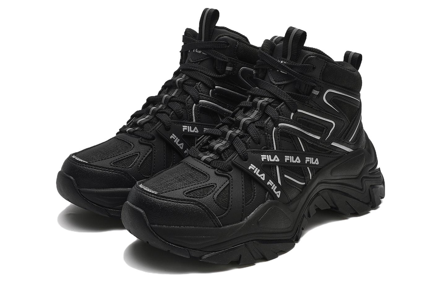 (WMNS) FILA Sofia 1S Mid Shoes 'Black Velvet' F12W341112FBK