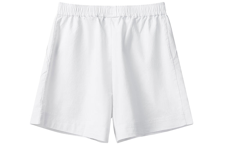 (WMNS) FILA Woven Casual Pants Breathable Sports Shorts White F51W038814F