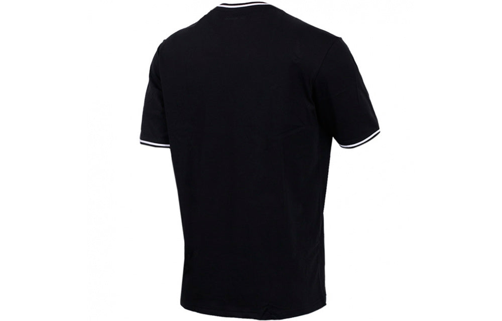 adidas neo M Cs 3s T-shrt Casual Sports Round Neck Short Sleeve Black CV6874