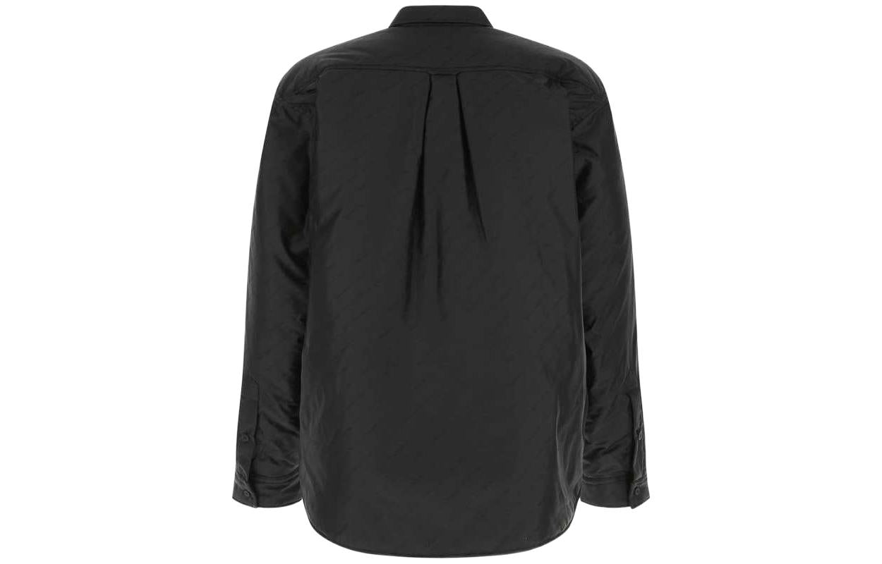 Balenciaga Allover Logo Shirt 'Black' 681457TKO401000