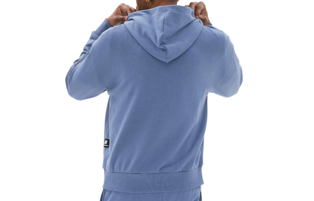 New Balance Athletics Unisex Out of Bounds Oversized Sweat Pullover Hoodie Asia Sizing 'Arctic Grey' UT23504-AGY