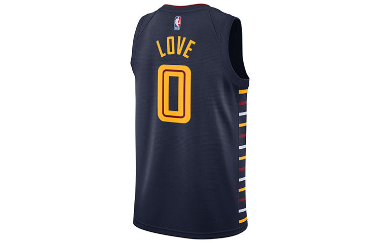 Nike Cle NBA City Edition Swingman T-Shirt Jersey For Men Navy AV4630-420