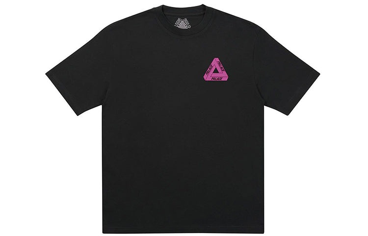PALACE Tri-To-Help Charitable Limited Red Triangle Short Sleeve Black T-Shirt P18TS230