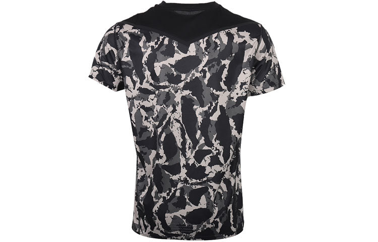 PUMA Round Neck Short Sleeve Gray - Camouflage Printing 519023-01