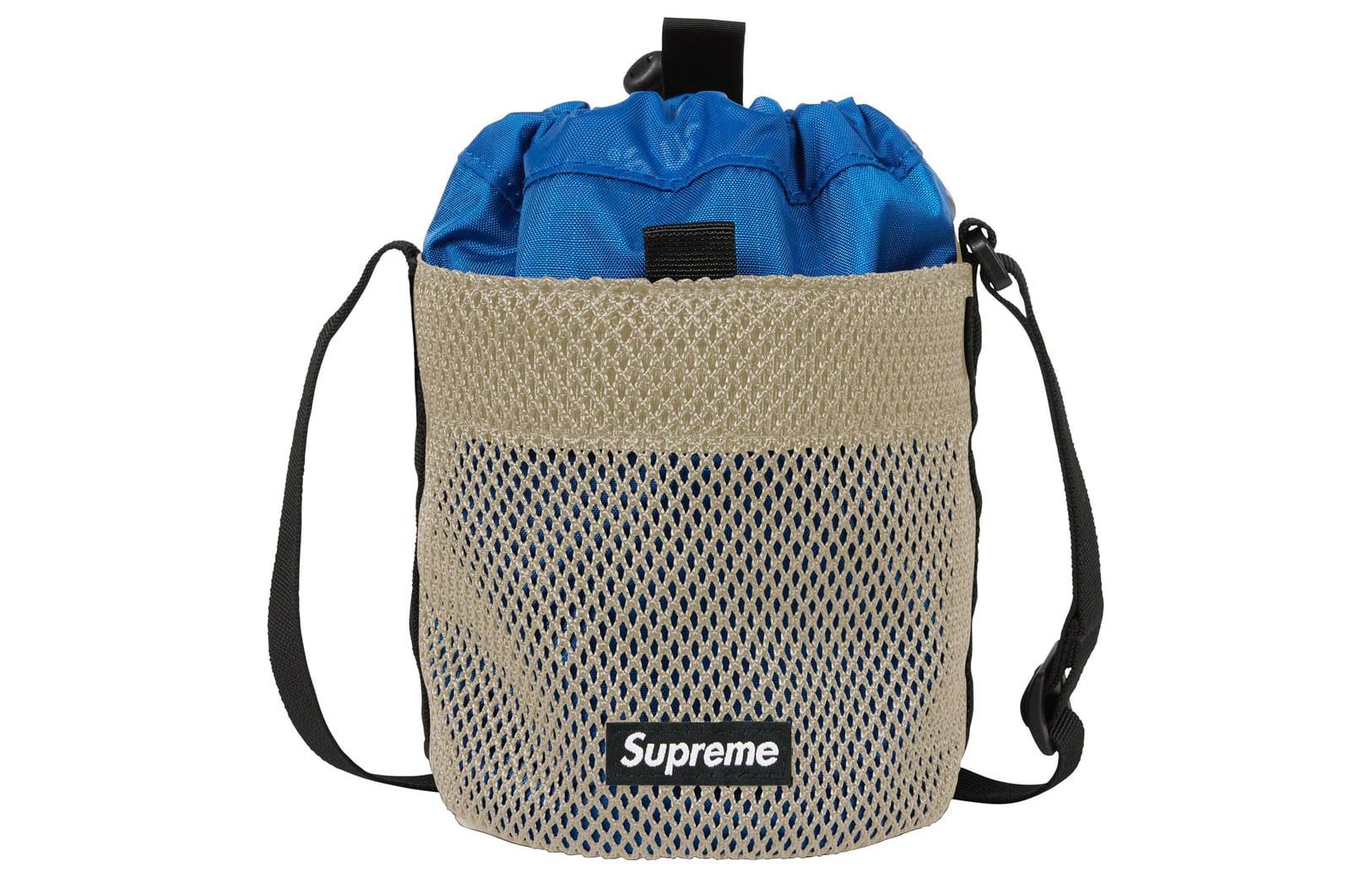 Supreme FW23 Small Cinch Pouch 'Blue' SUP-FW23-0824