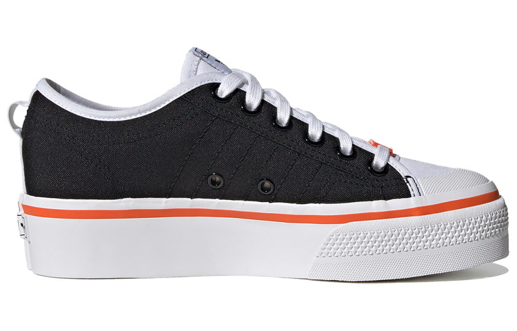 (WMNS) adidas Nizza Platform 'White Black' S42603
