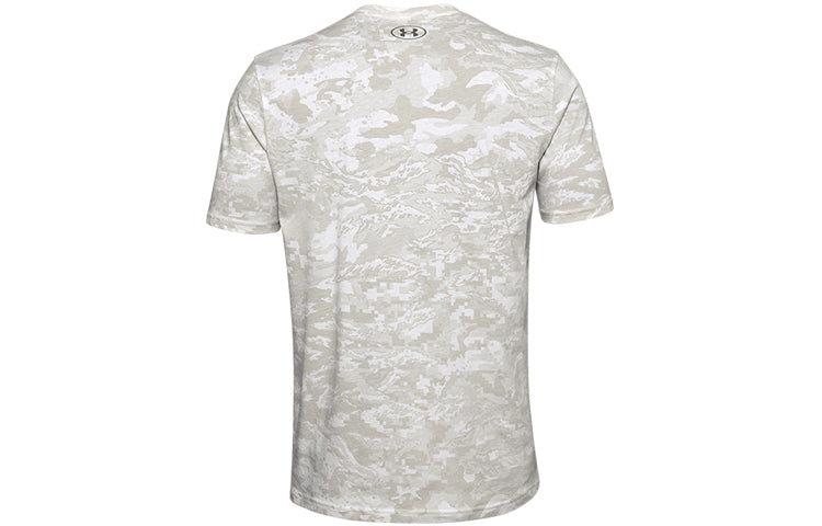 Men's Under Armour All-Over Logo Short Sleeve White 1357727-112