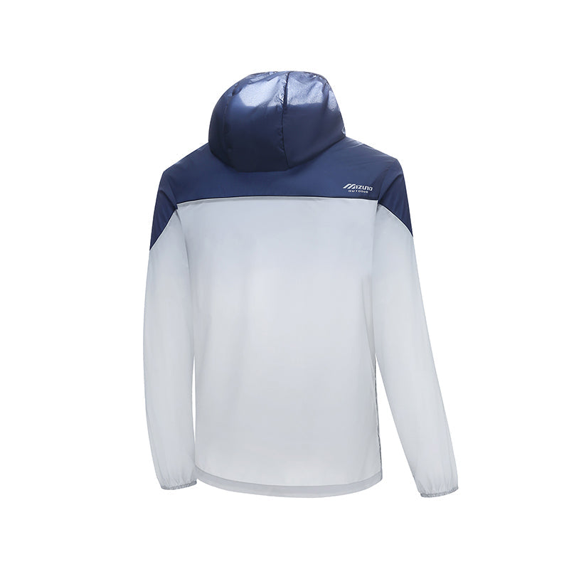 Mizuno UV Protection Jacket 'Navy White' A2CE2A32