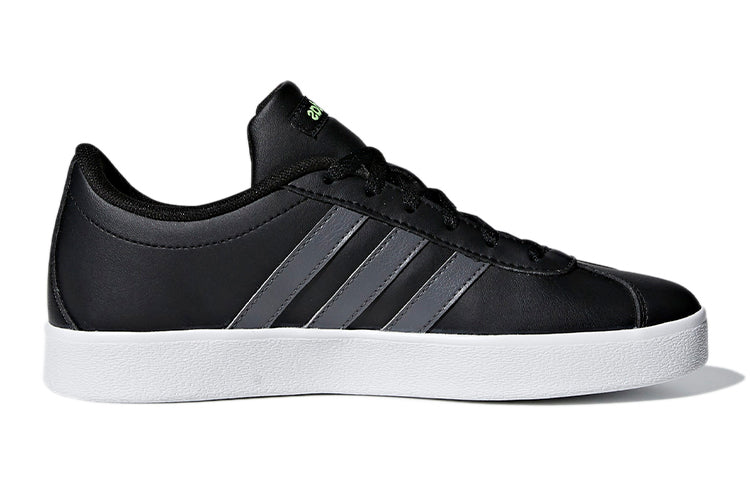 (PS) adidas VL Court 2.0 K 'Black White Grey' F36381