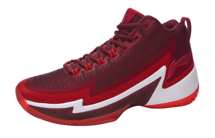 Li-Ning Airstrike 4 Mid-Top Red ABAM055-6
