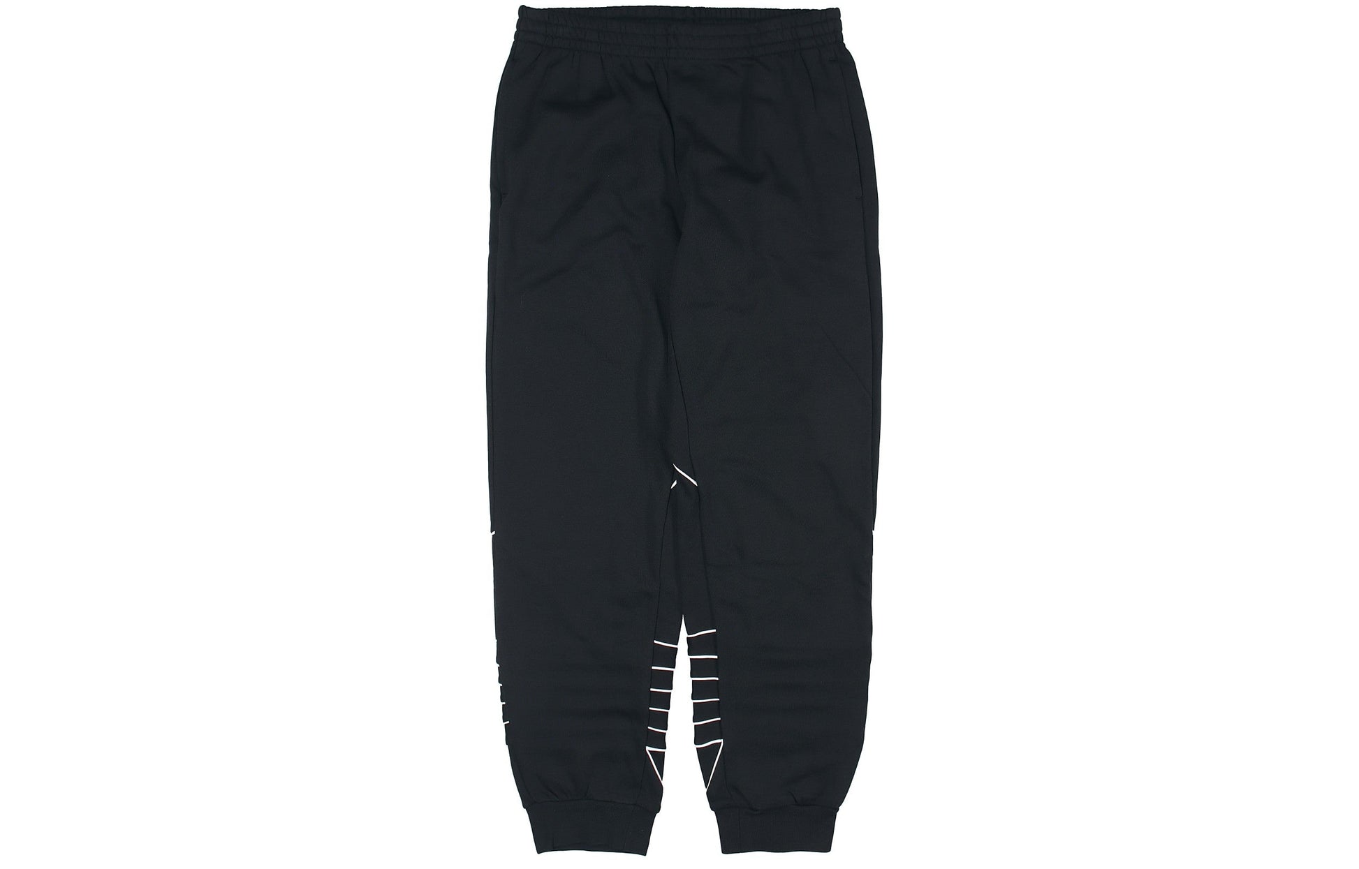 adidas originals B Trf Out Swtpt logo Printing Casual Knit Bundle Feet Sports Pants Black GF0223