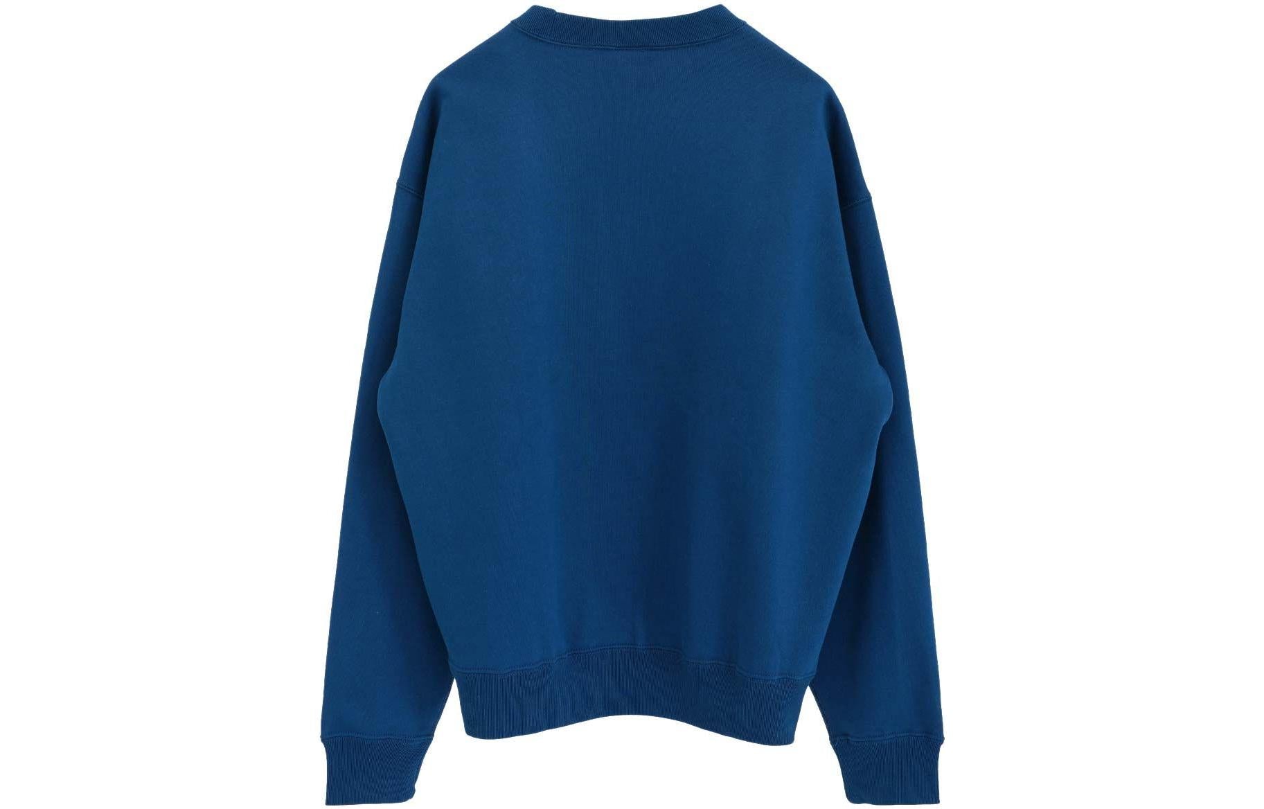 Nike Round Neck Pullover Loose Long Sleeves Hoodie Men's Blue DA0318-460