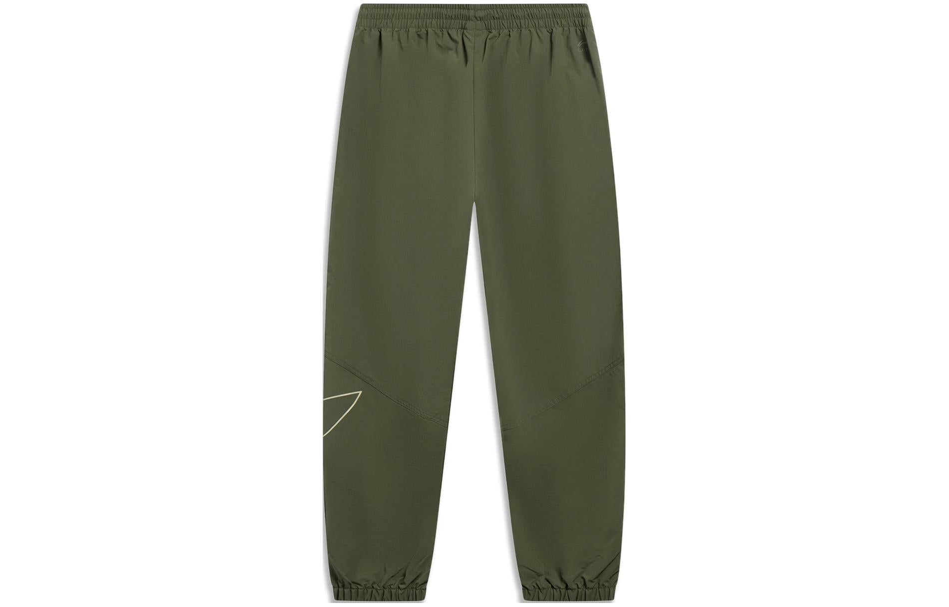 Li-Ning Graphic Joggers Pants 'Olive Green' AYKT561-5