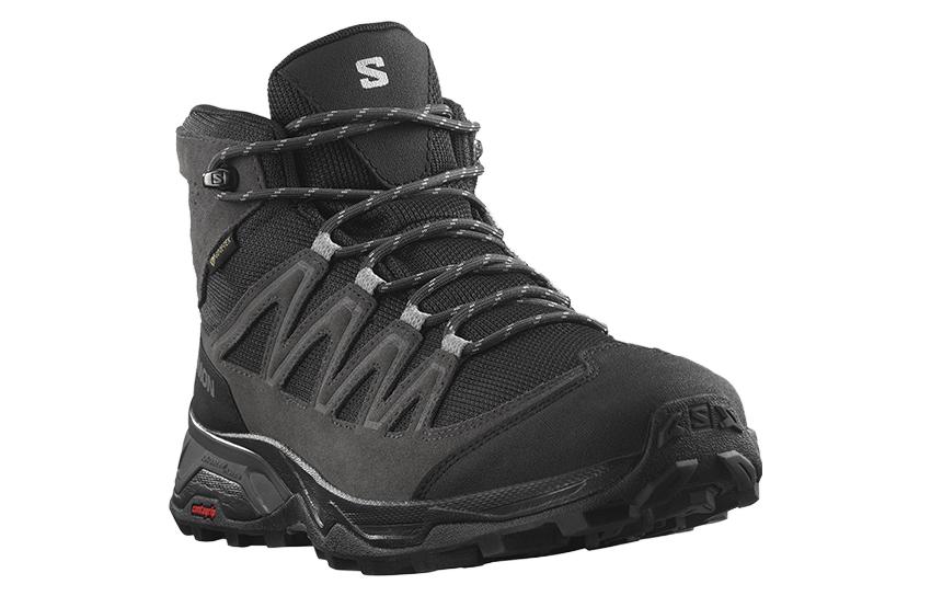 Salomon X Ward Leather Mid GTX 'Phantom Black' 471817