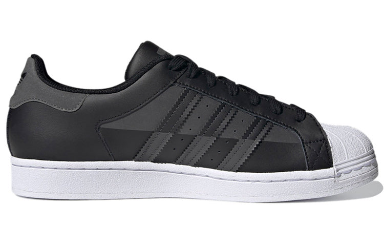 adidas originals Superstar Shoes Black/White/Grey FY8791