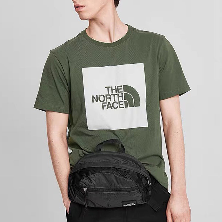 THE NORTH FACE FlashDry Box Logo Short Sleeve Couple Style Green 499K-37X