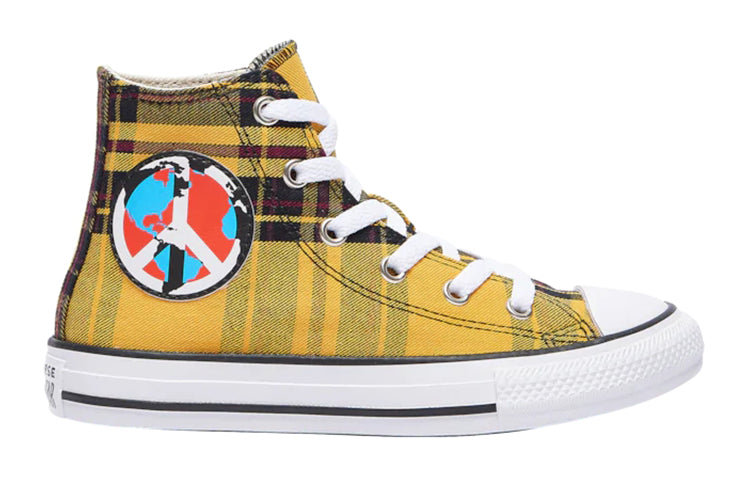 Converse Chuck Taylor All Star Checkered 'Yellow Black' 367413F