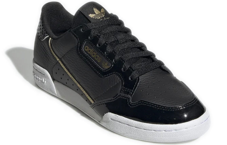 (WMNS) adidas Continental 80 'Black Gold Metallic' FV3428