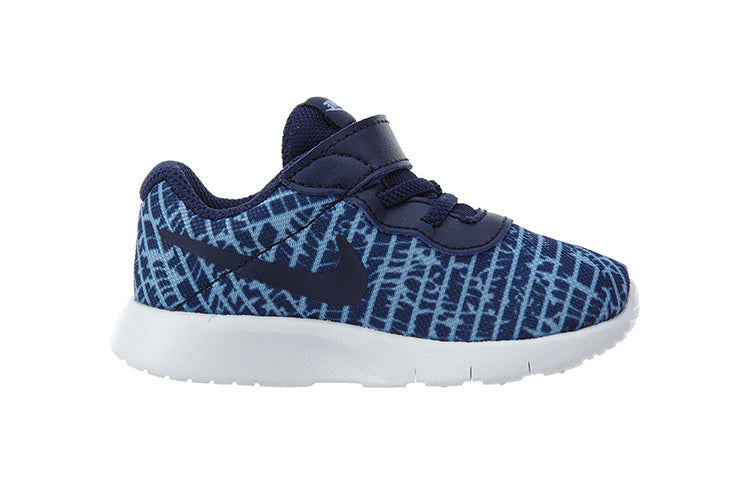(TD) Nike Tanjun Print Low-Top Running Shoes Blue 833673-400