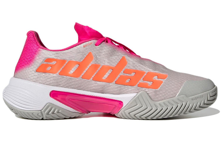 (WMNS) adidas Barricade Tennis Shoes 'Grey Shock Pink' HR2036