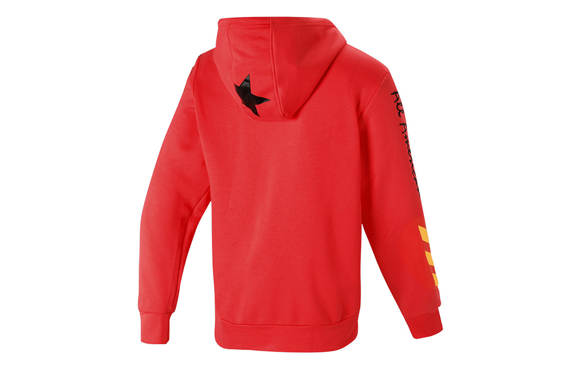 adidas M Mcd Shooter Printing Basketball Sports Pullover Pink Red Fluorescence GE4998